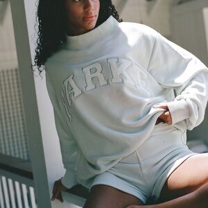 Parke Cream Sweatshirt with Logo